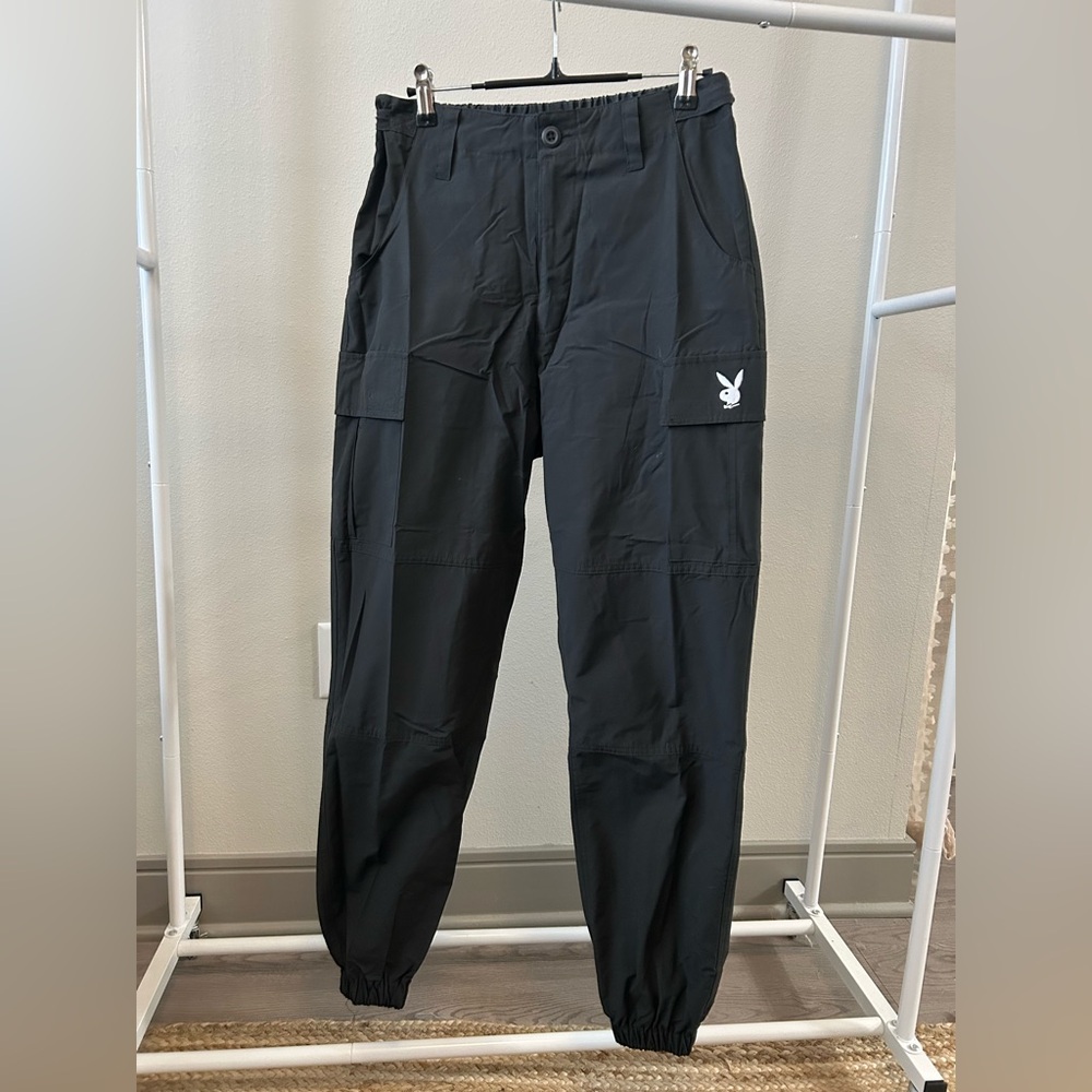 PLAYBOY Women’s Black Cargo Pants